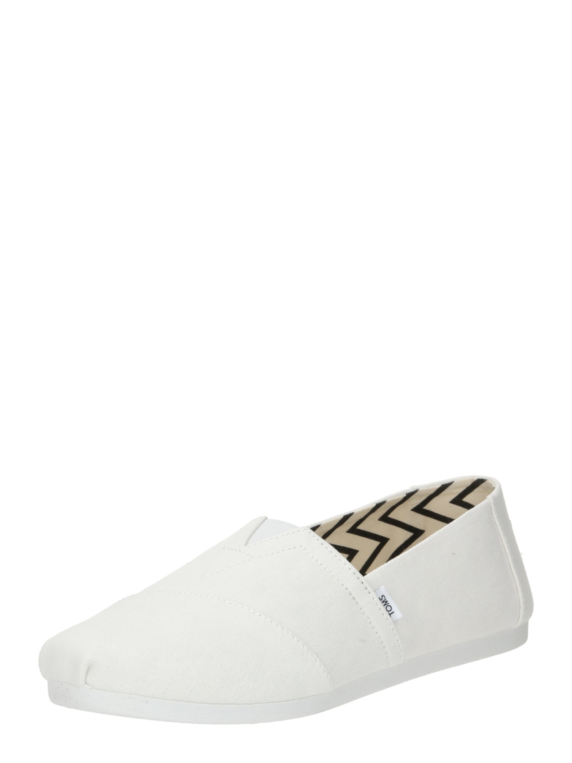 TOMS Εσπαντρίγιες 'ALPARGATA' σε λευκό: μπροστά