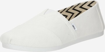 TOMS Espadrilles 'ALPARGATA' in Wit: voorkant