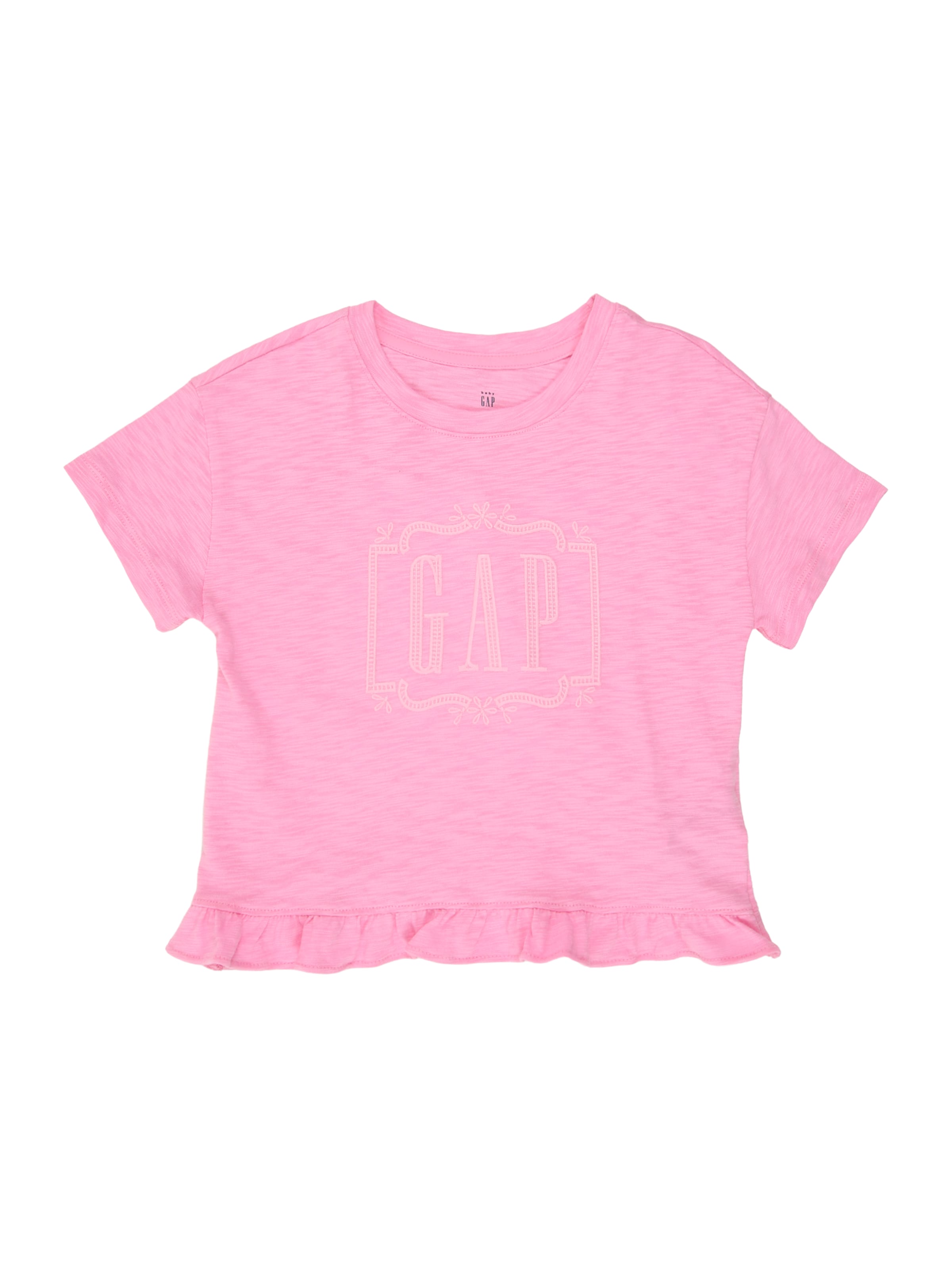 T-Shirt GAP en rose : devant