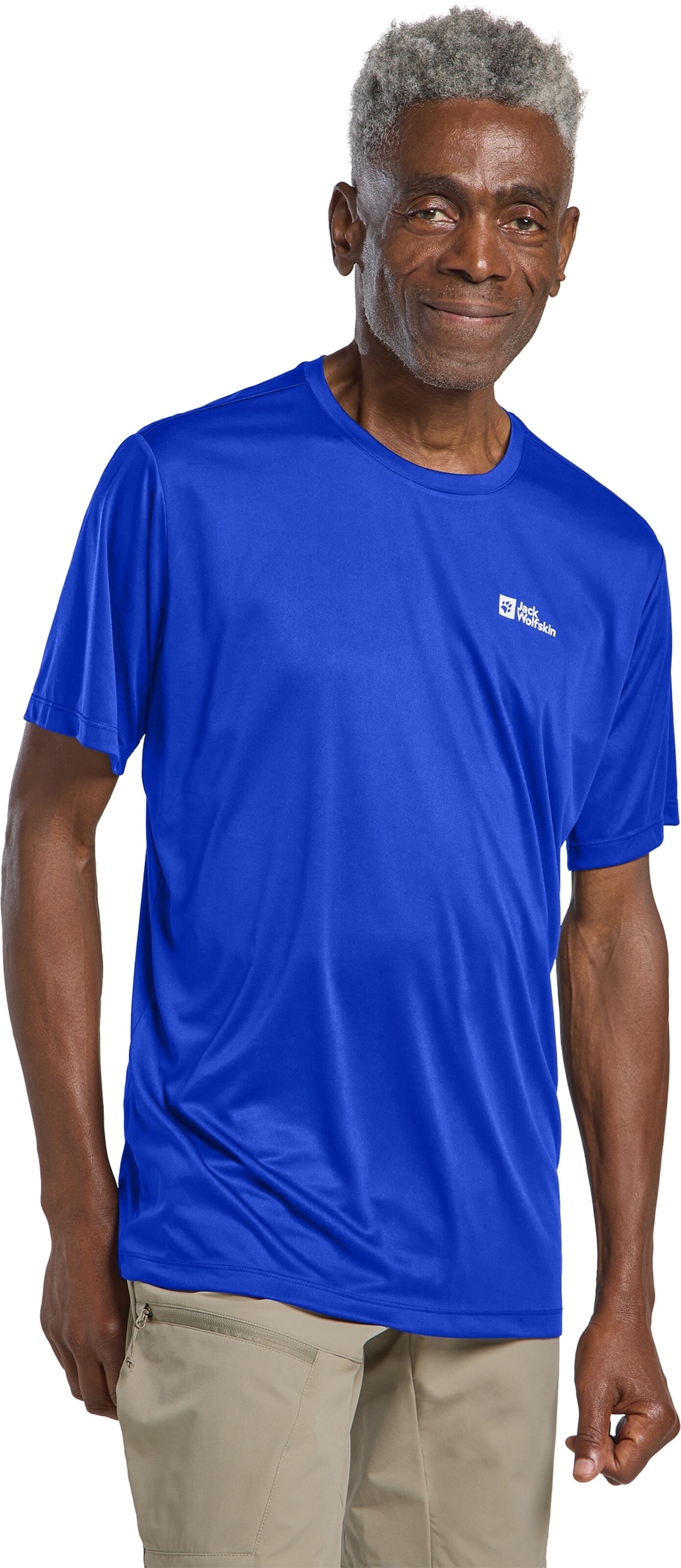 JACK WOLFSKIN Performance Shirt in Blue: front