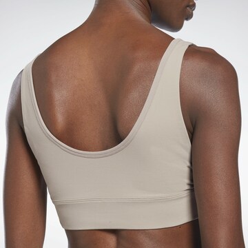 Bustier Soutien-gorge de sport Reebok en gris