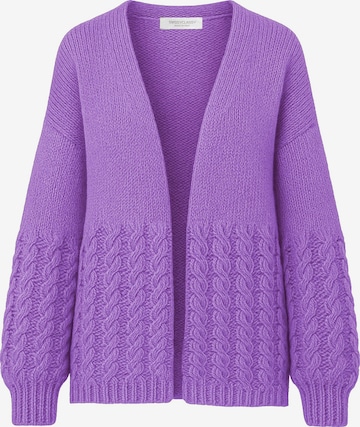 SASSYCLASSY Oversized Cardigan in Purple: front