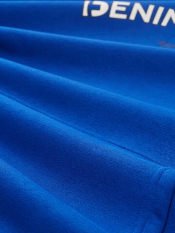 Bluză de molton de la TOM TAILOR DENIM pe albastru