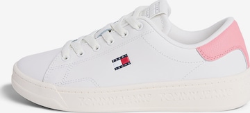 Baskets basses Tommy Jeans en beige : devant