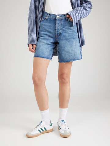 TOPSHOP regular Τζιν σε μπλε: μπροστά
