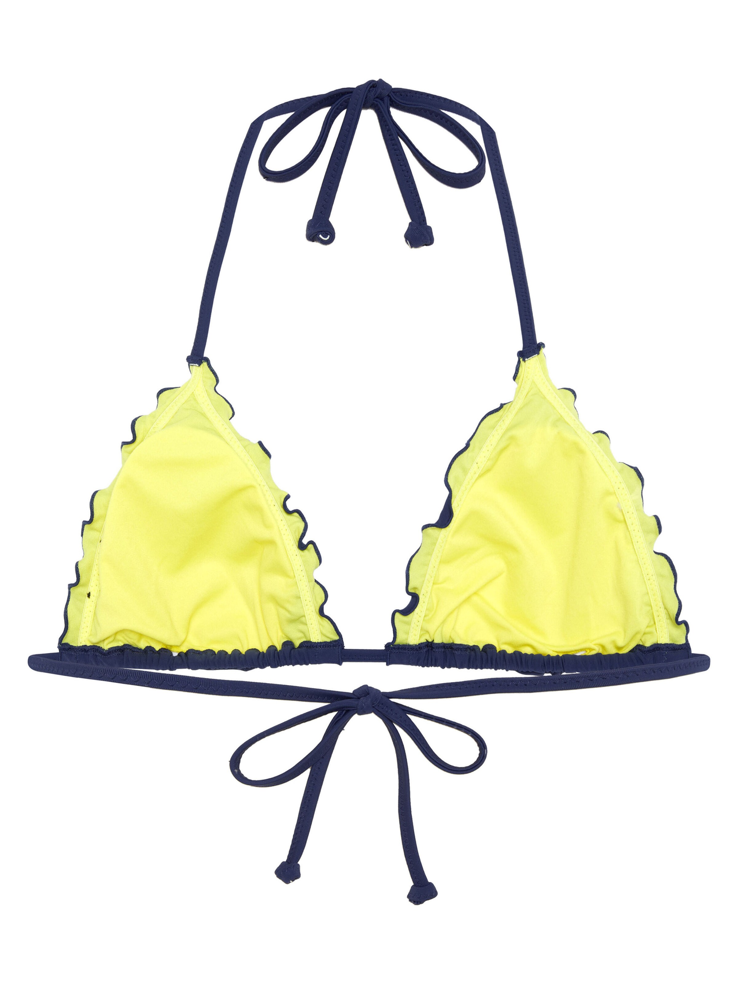 CHIEMSEE Triangle Bikini Top in Blue