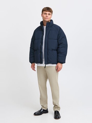 !Solid Winterjas 'Milo' in Blauw
