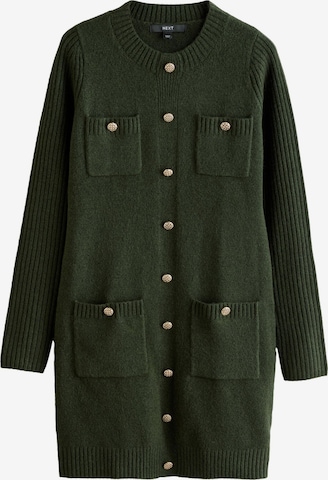 Next Gebreide jurk in Groen: voorkant