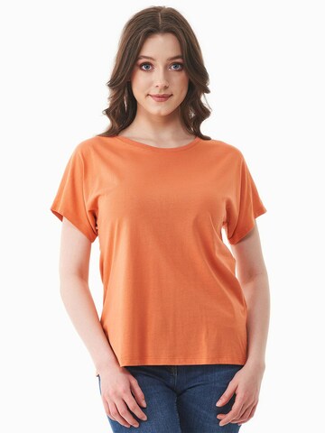 Organication T-Shirt in Orange: Vorderseite