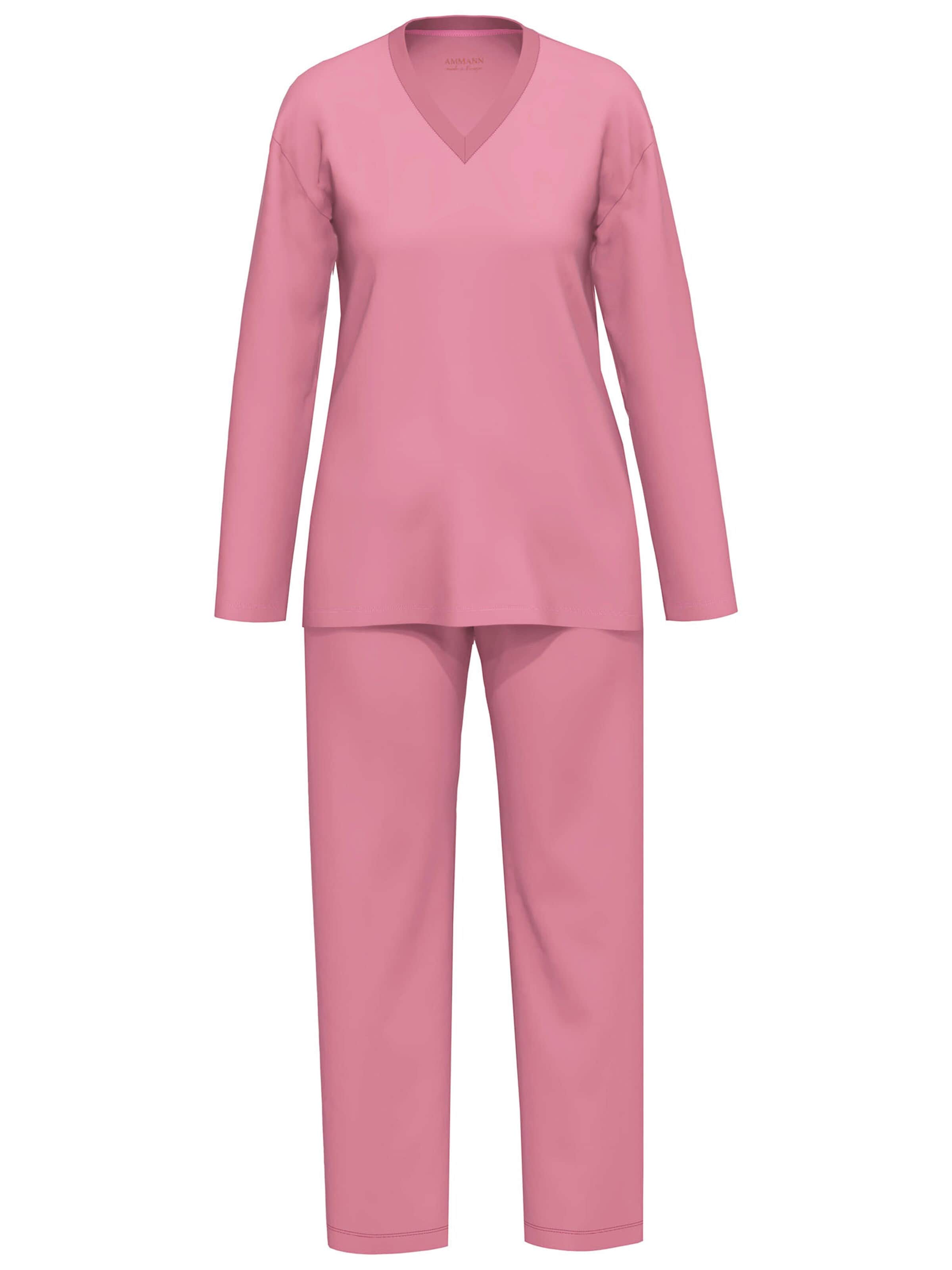 Ammann Pyjama 'Women Nightwear'‌‌‌‌‌‌‌‌‌‌ in Pink: Vorderseite