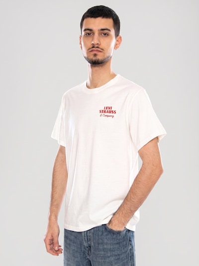 LEVI'S ® Shirt 'SS Relaxed Fit Tee' in S in de kleur Bruin, Productweergave