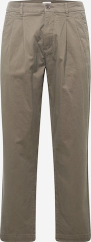 Regular Pantaloni eleganți de la Lindbergh pe verde: față