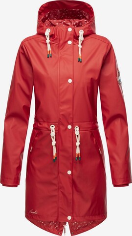 NAVAHOO Weatherproof jacket 'Tropical Storm' in Red: front