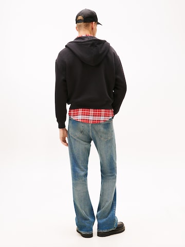 Tommy Jeans - Casaco em moletão em preto