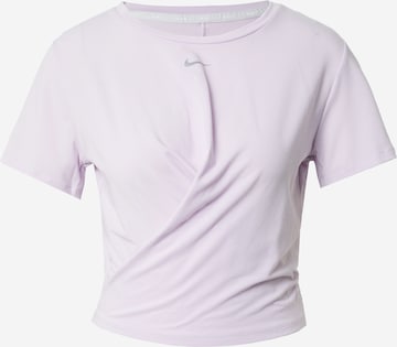 NIKE Funkcionalna majica 'One Luxe' | roza barva: sprednja stran