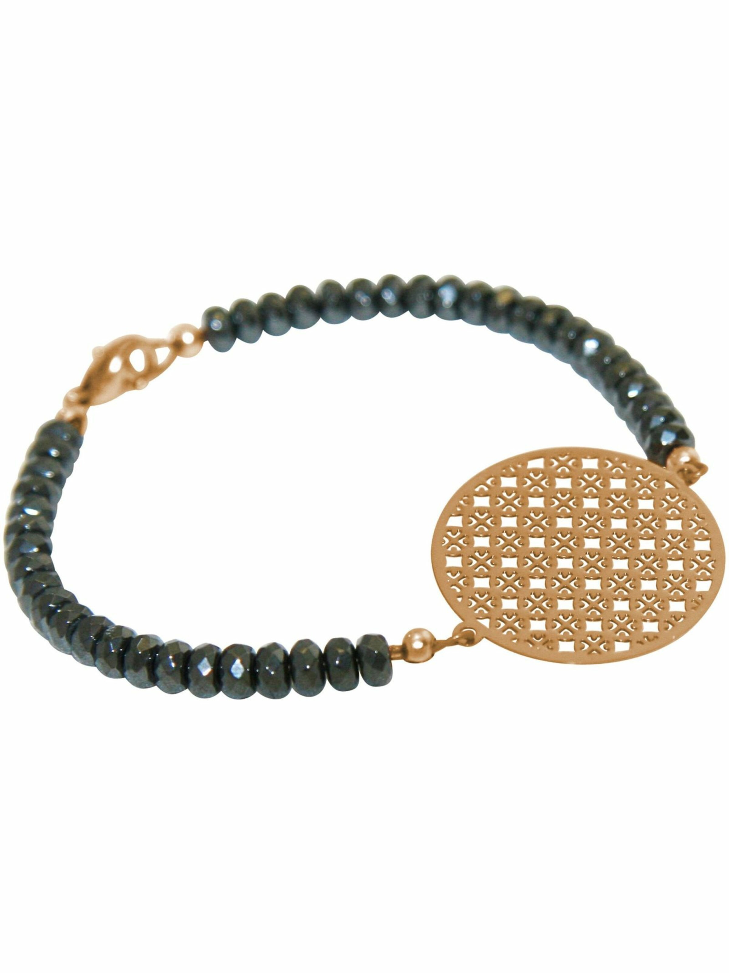 Frauen Schmuck Gemshine Armband 'Yoga' in Schwarz - JY72664 Frauen Schmuck Gemshine Armband 'Yoga' in Schwarz - JY72664