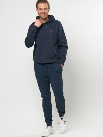 Effilé Pantalon 'Ashlar' U.S. POLO ASSN. en bleu