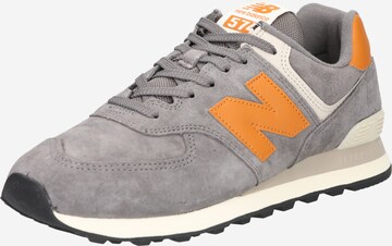 new balance - Zapatillas deportivas bajas '574' en gris: frente