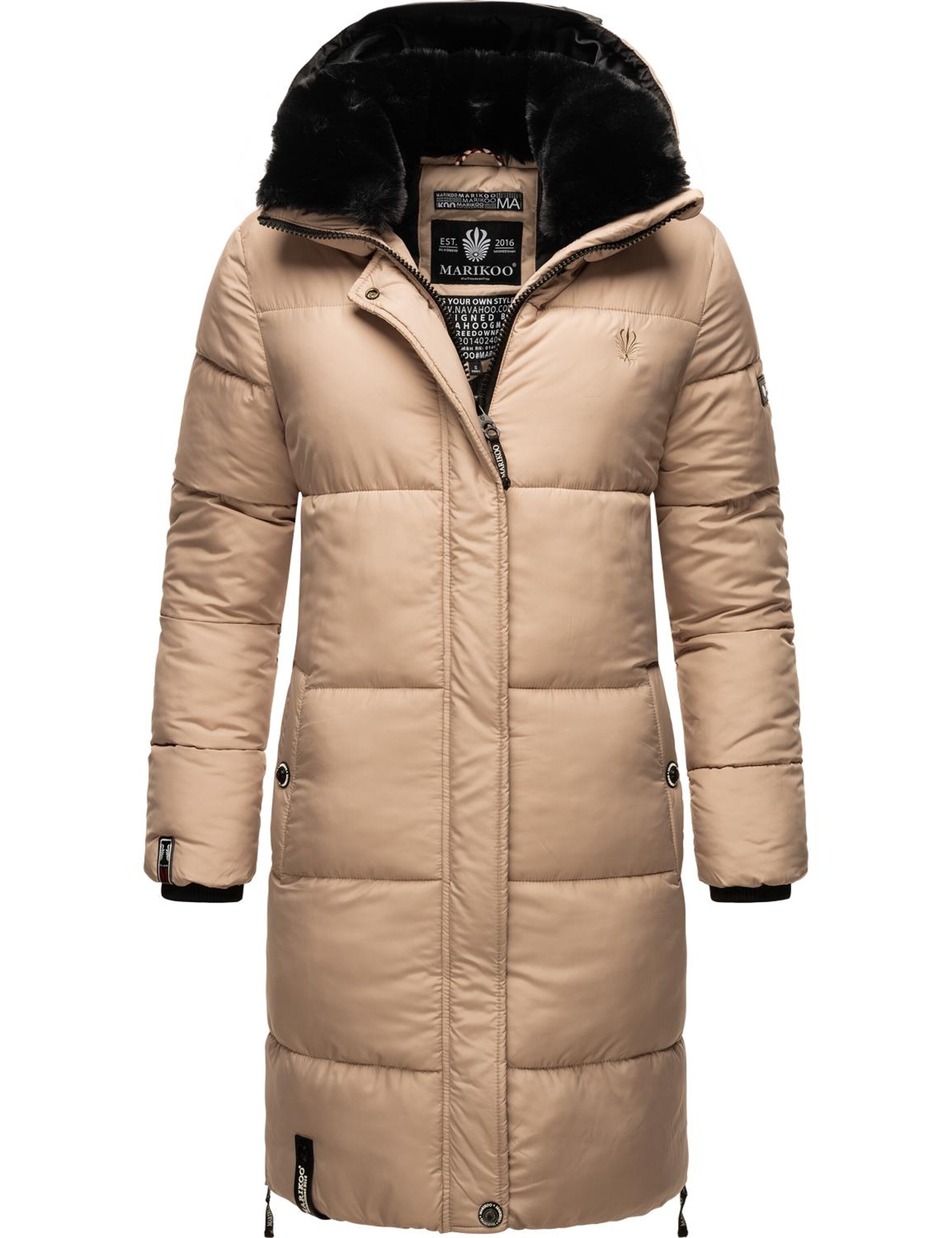 MARIKOO Зимнее пальто в Бежевый