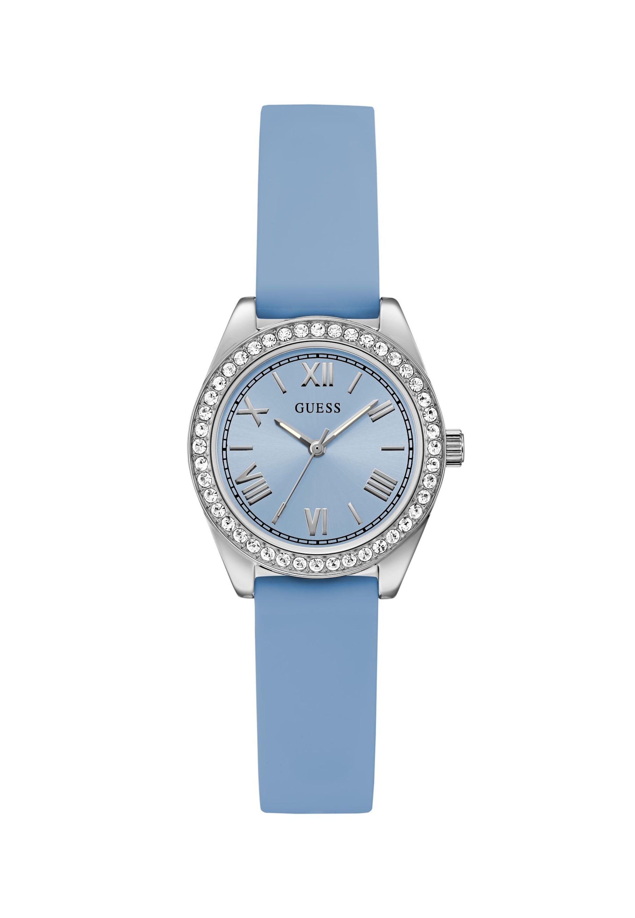 Orologio analogico ' MINI LUNA ' di GUESS in blu: frontale