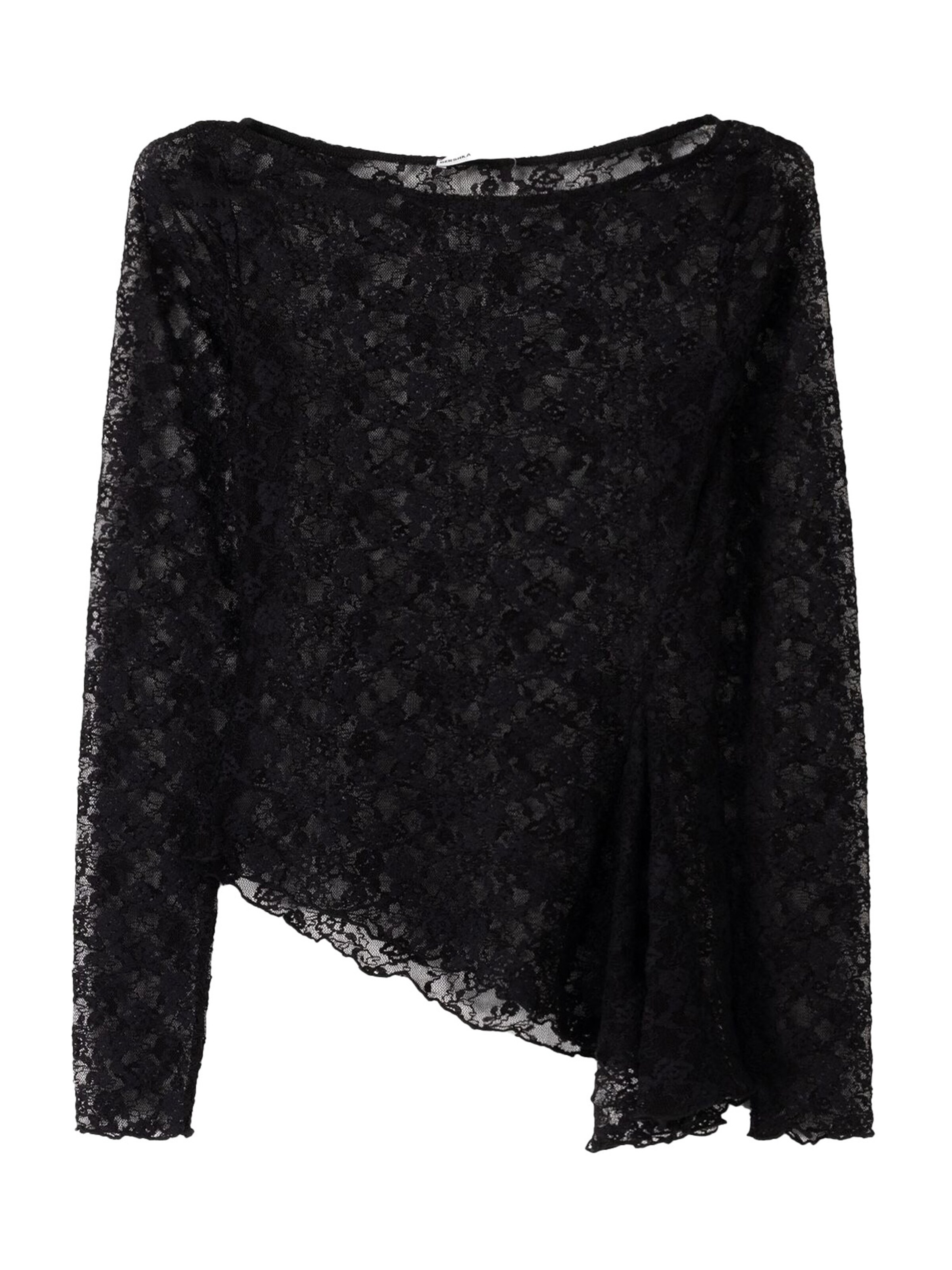 Bershka Tričko - Čierna: predná strana