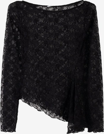Bershka Shirt in Black: front
