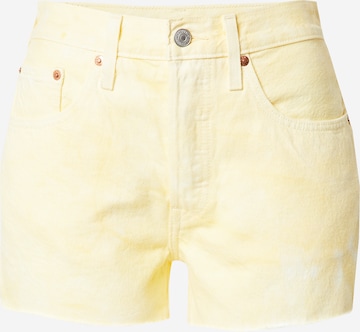 LEVI'S Shorts '501® HIGH RISE SHORT' in Gelb: predná strana