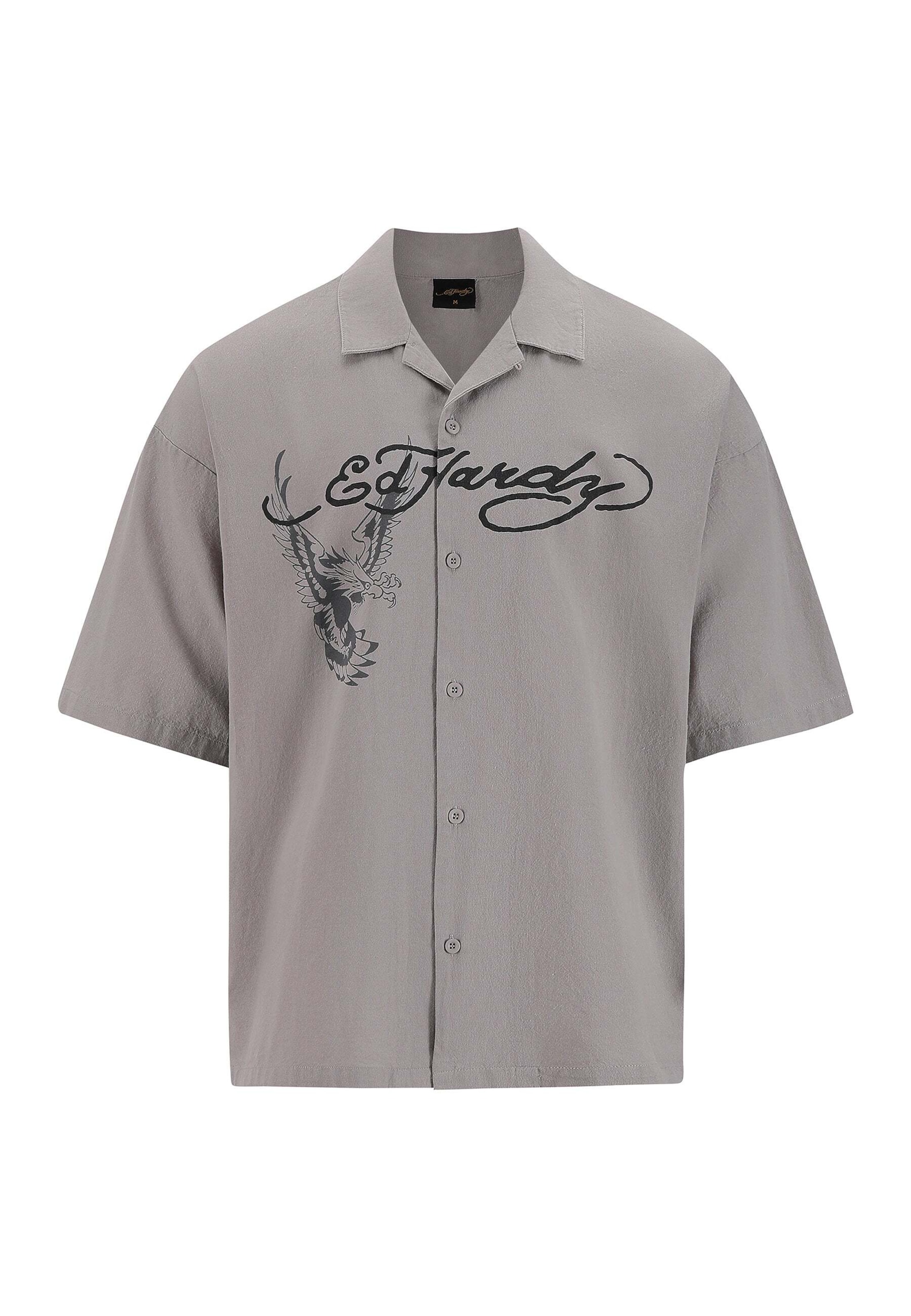 Ed Hardy Comfort fit Ing - szürke: elől