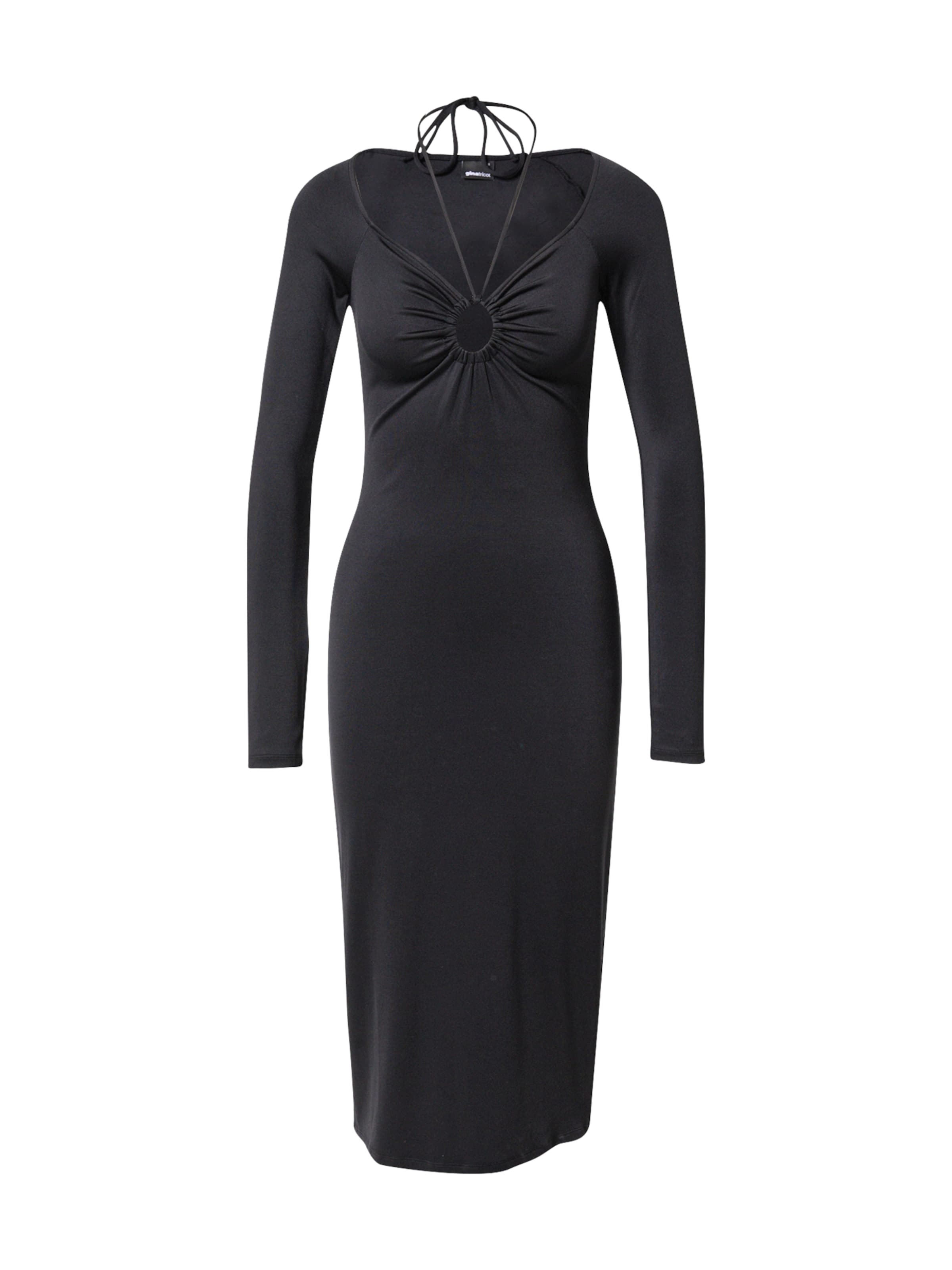 Gina Tricot Robe 'Helin' en noir, Vue avec produit