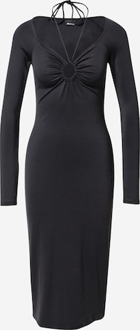 Gina Tricot Φόρεμα 'Helin' σε μαύρο: μπροστά