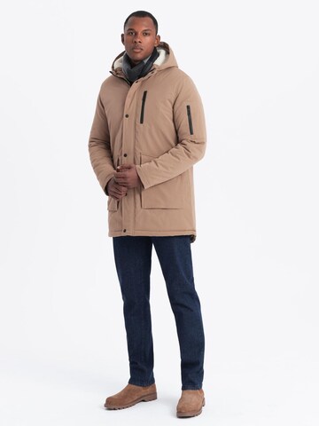 Ombre Winter parka in Brown