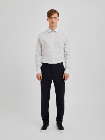 Bertoni Slim Fit Skjorte 'Koli' i hvid