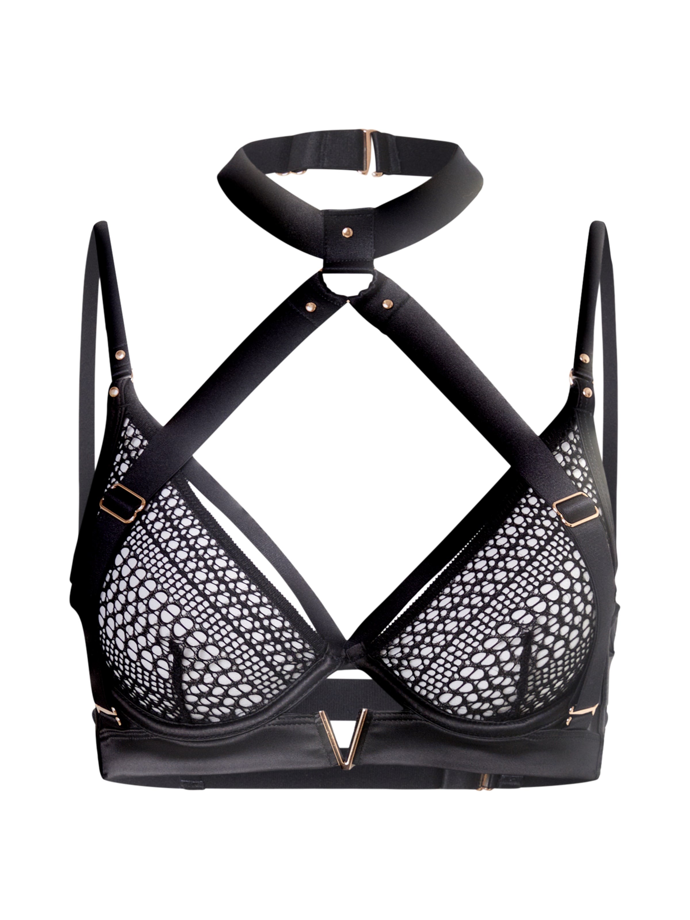 Hunkemöller Бюстгальтер 'Missy Up' в Черный: спереди