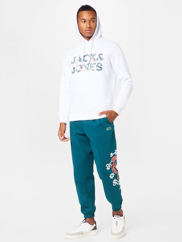 JACK & JONES Sweatshirt 'TECH' in Weiß