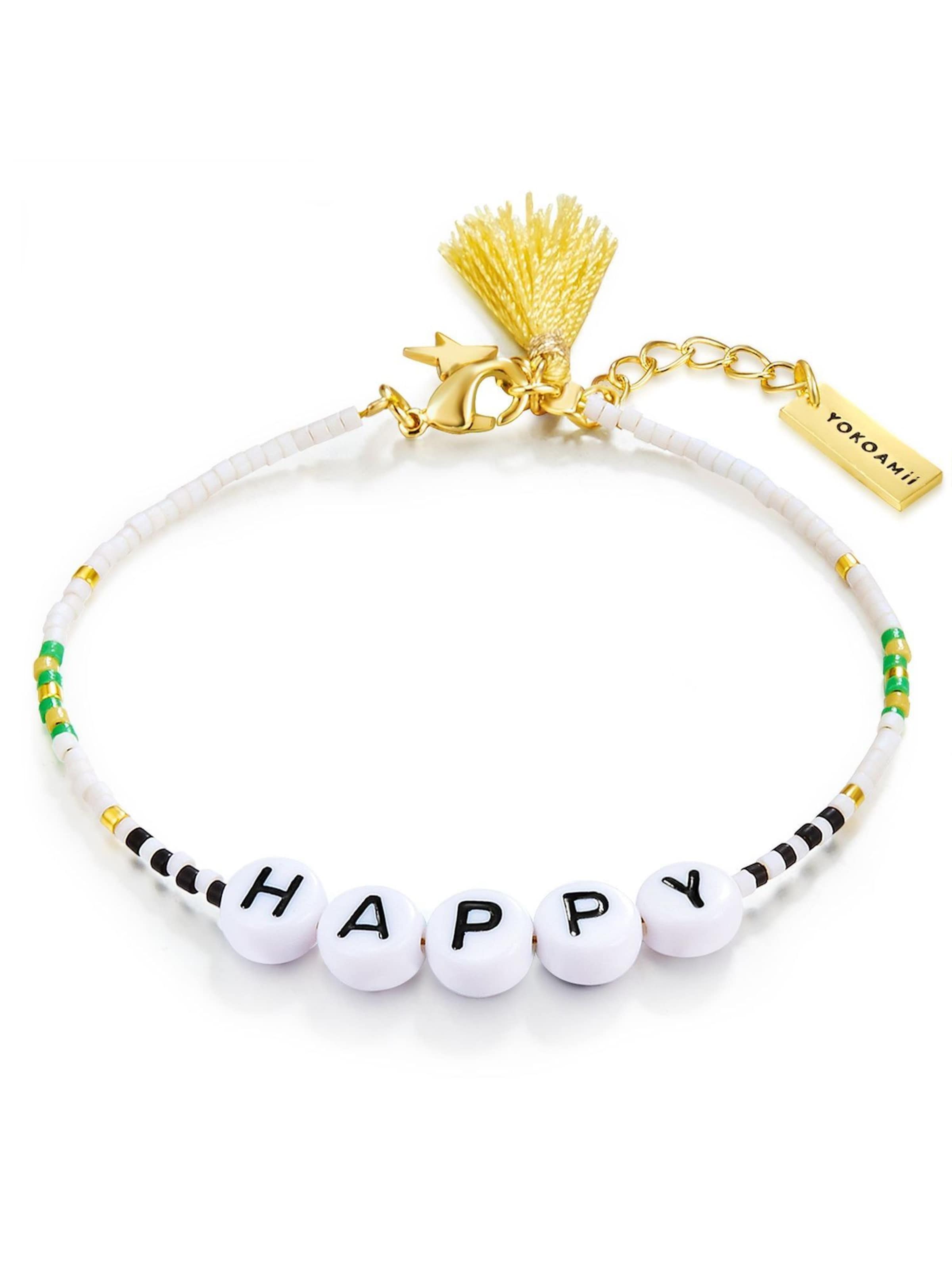 Yokoamii Armband in Weiß: Vorderseite