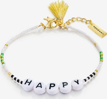 Yokoamii Bracelet in White: front