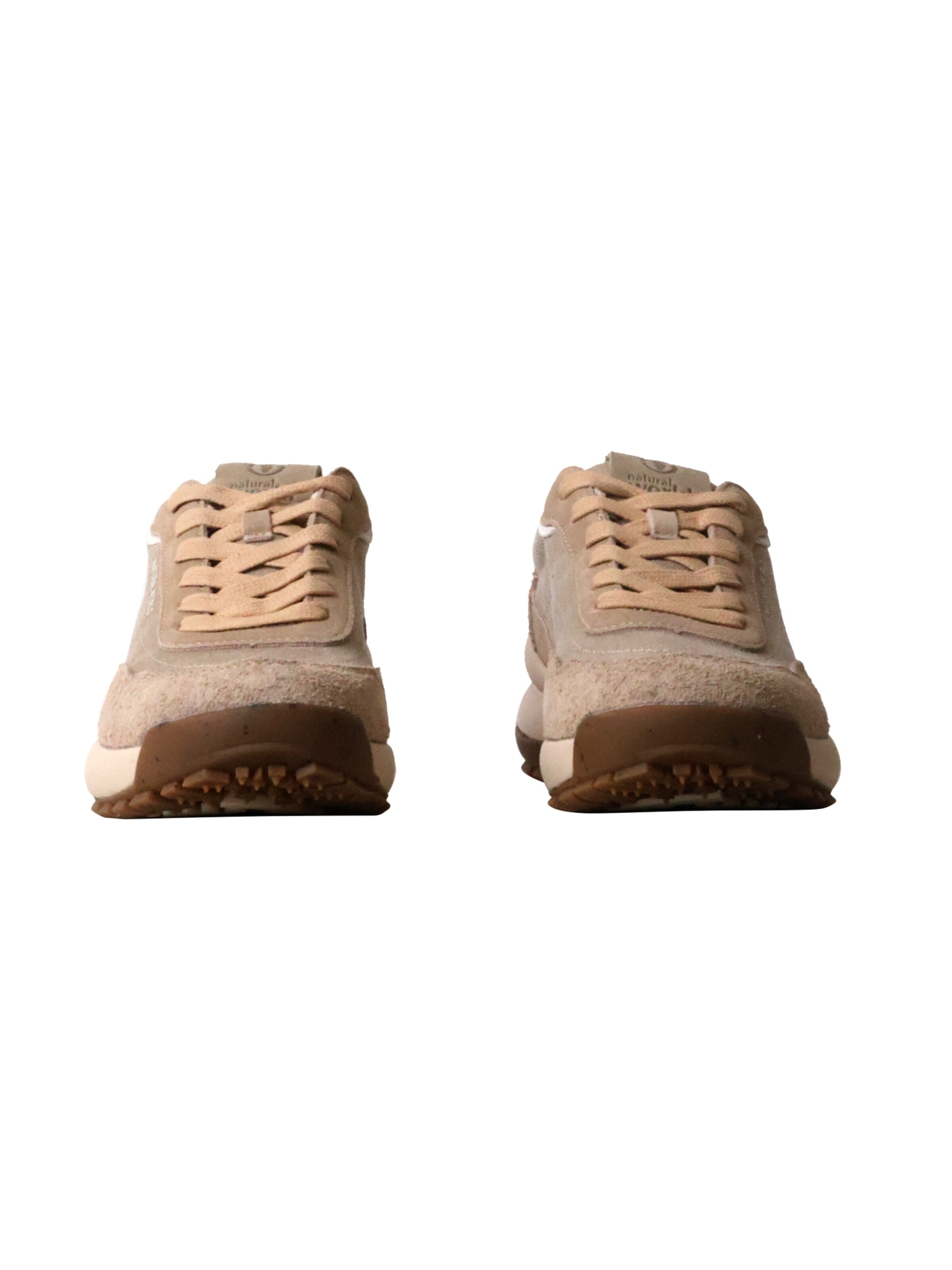 Tamaris Athletic lace-up shoe 'Estellencs-Sneaker aus Leder' in Beige