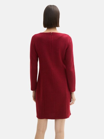 TOM TAILOR Knit dress in Red