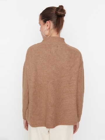 Trendyol Sweter w kolorze brązowy