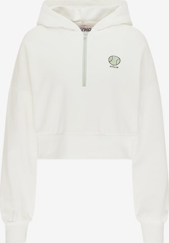 Sweat-shirt myMo ATHLSR en blanc : devant