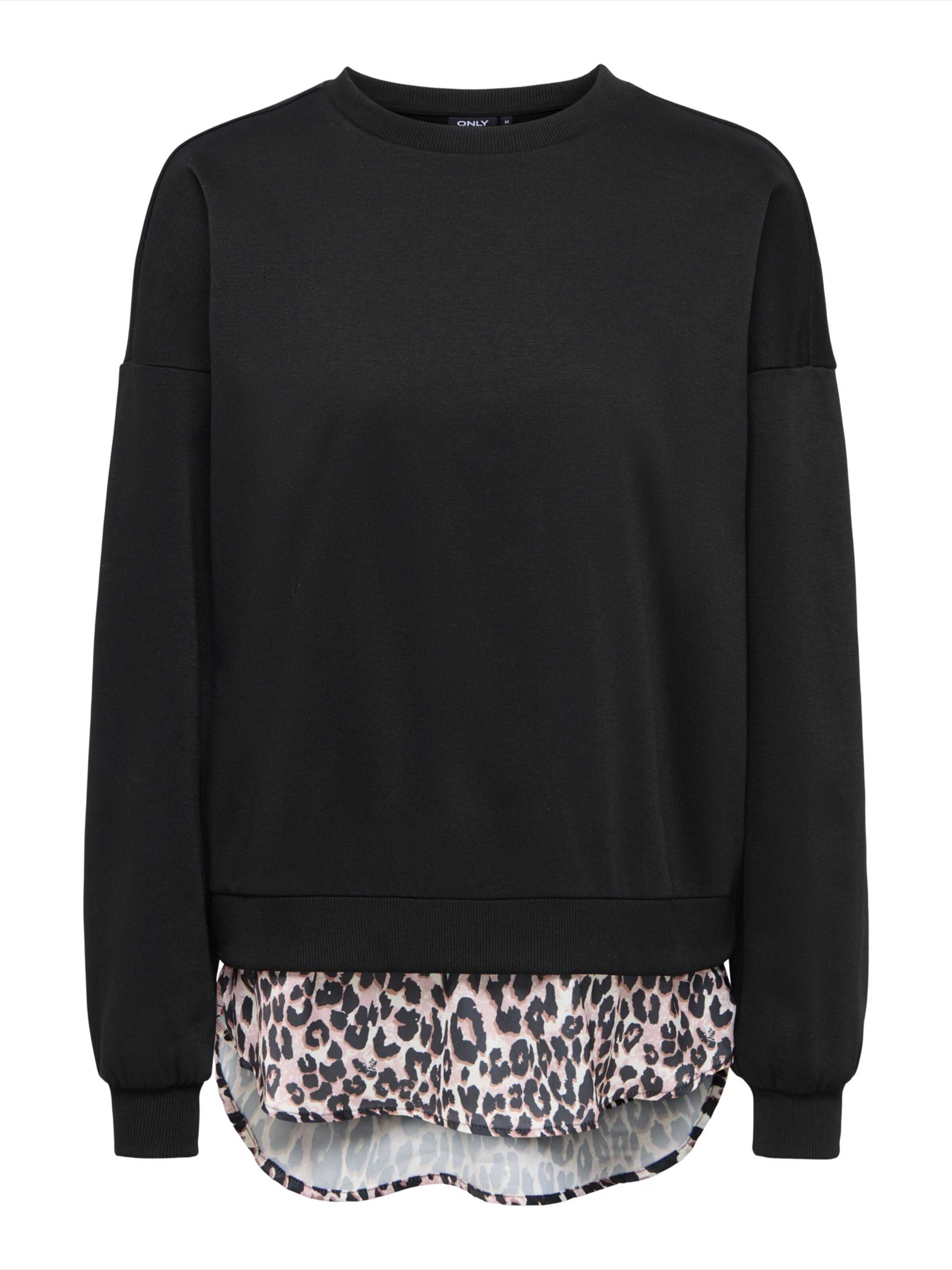 ONLYSweater majica 'ONLBROOKE' - crna boja: prednji dio