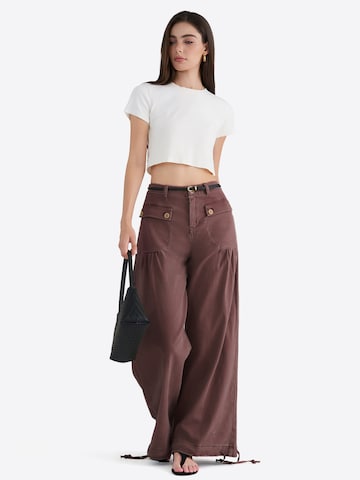 Imily Bela Wide leg Jeans in Brown