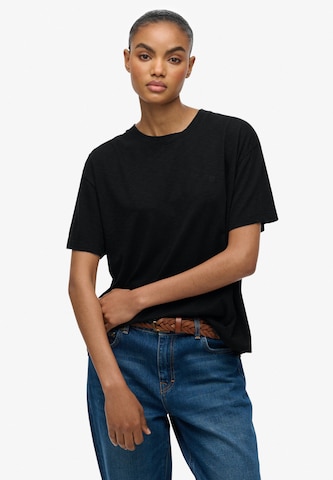 T-shirt Superdry en noir : devant