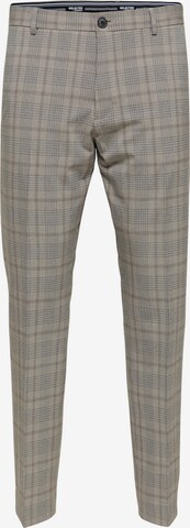 SELECTED HOMME Slimfit Pantalon 'Liam Lucas' in Grijs: voorkant