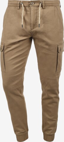 BLEND Tapered Cargobroek 'Sellini' in Beige: voorkant