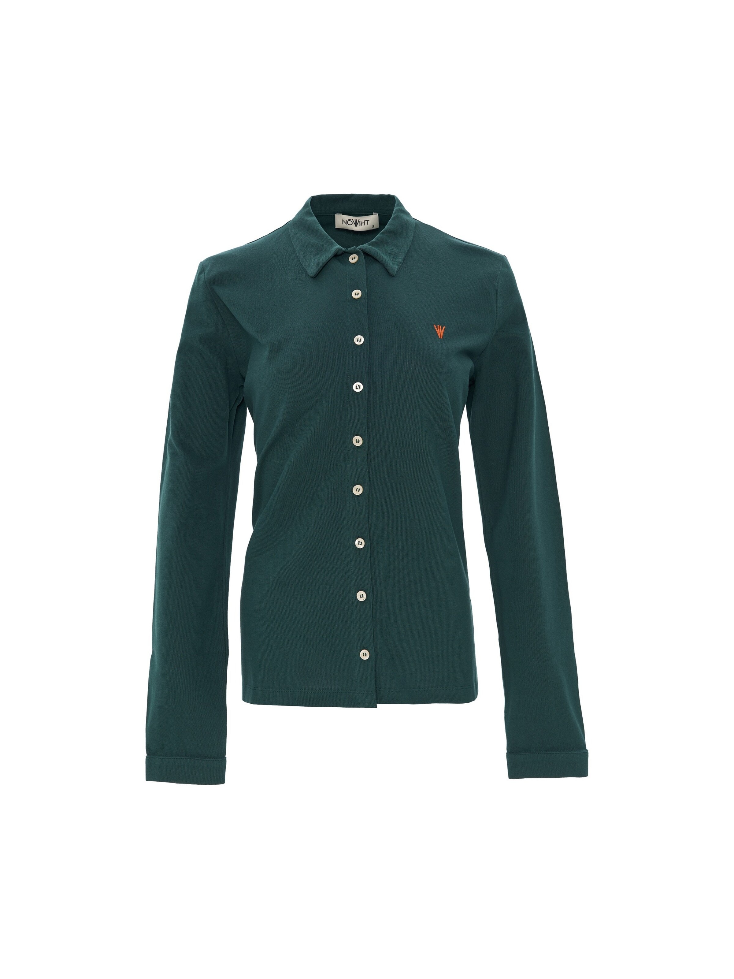 NOWIHT Bluse 'Vivienne' i grøn: forside