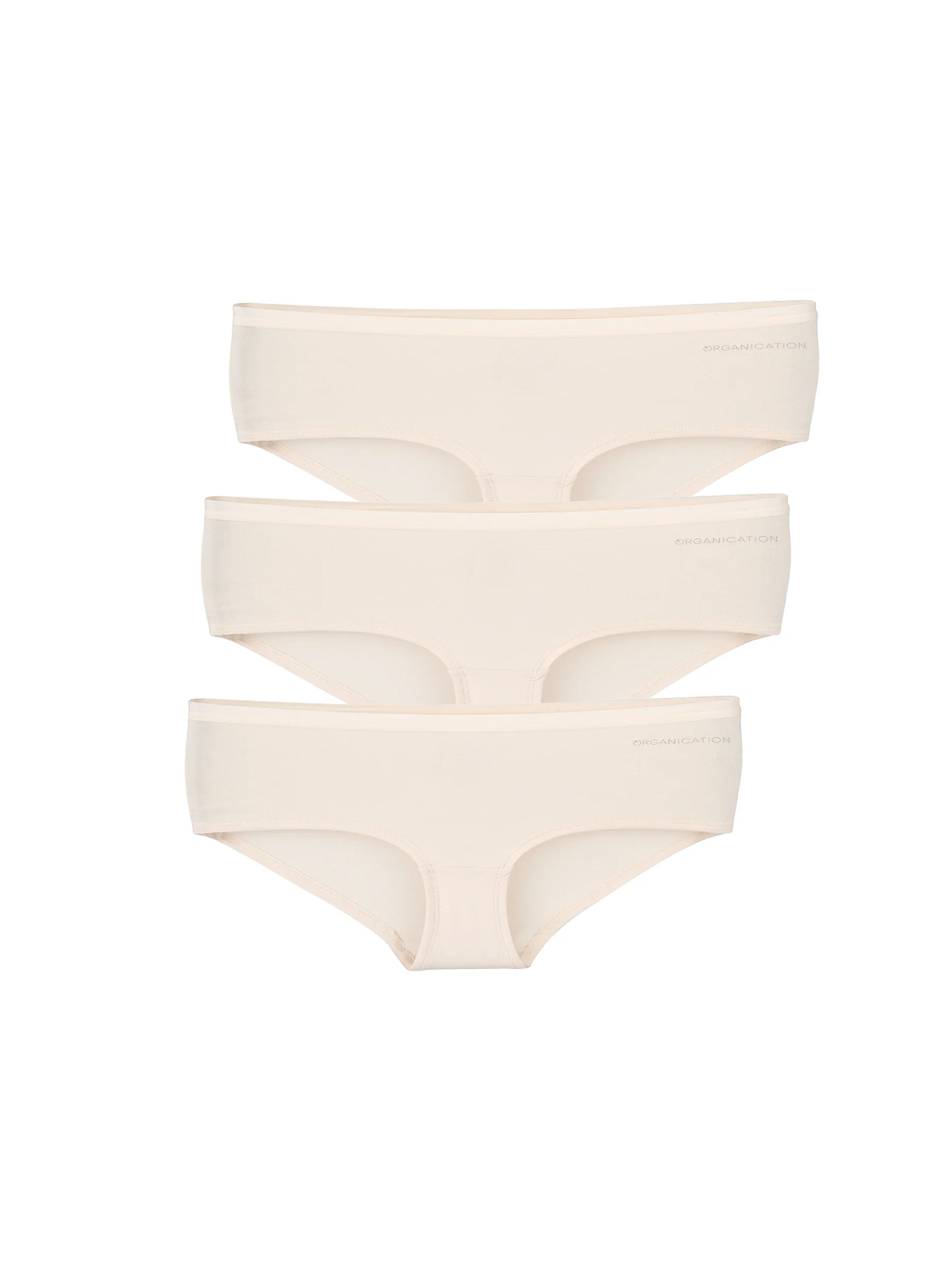 Organication Boyshorts in White: front