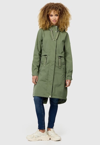 NAVAHOO Raincoat 'Silberperlee' in Green