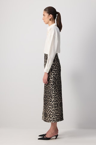 Touche Prive Skirt in Grey
