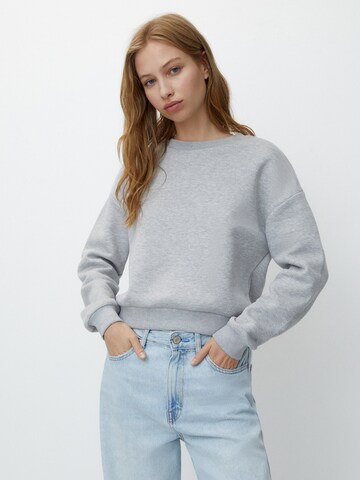 Pull&Bear Mikina - Sivá: predná strana